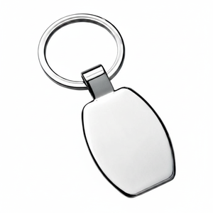 Custom Metal Keychain Rectangular Shaped Stainless Steel Brass Offset/UV Printing Laser Logo Fashion Style No <b>Box</b> - Product Image 2