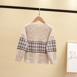 Vêtements pour bébés garçons, hauts pour enfants, pull à col rond pour filles, vêtements chauds pour tout-petits - Product Image 2