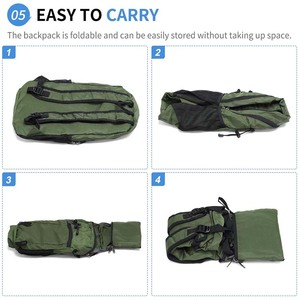 Mochila Plegable Impermeable Personalizada con Logotipo, MOQ Bajo, Ultraligera, para Deportes al Aire Libre, Viajes - Product Image 2