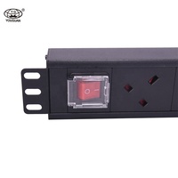 Rack PDU UK Type 6 voies 13A 230V Rack Socket Power Distribution Unit PDU