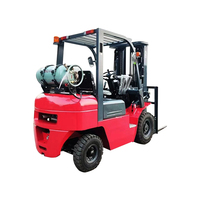 Nouveau chariot élévateur à fourche Muduo GPL, capacité de levage de 2 tonnes, tout-terrain, longueur de fourche de 1220 mm, pour les fermes, la fabrication et la construction