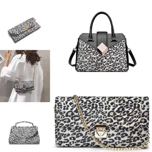 New Products Special Materials Animal Print Leopard Print Basic Style PVC Leather For Shoes Bags