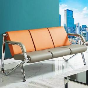 Muebles de Diseño para Sala de Espera, Asientos Dobles, Silla de Espera de Cuero para Hospital, Aeropuerto, Barbería - Product Image 5