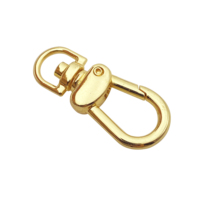 Usine vente printemps mousquetons bracelet en métal petite boucle pivotant mousqueton mousqueton fermoirs sac à main matériel pour sac à main