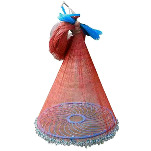 Newbility Cheap Fish <strong>Nets</strong> Nylon Monofilament <strong>3</strong>/8" Mesh Single Hand Cast Fishing <strong>Net</strong> - Product Image 4