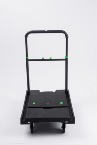 150 किलोग्राम बुटीक फैक्ट्री कस्टम प्लास्टिक प्लेटफॉर्म व्हीलबैरो मोल्डिंग वेयरहाउस व्हीलडबैरो यूनिवर्सल व्हील वेयरहाउस ट्रॉली - Product Image 3