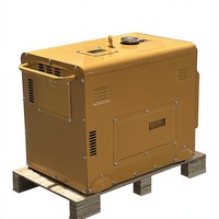 Générateur diesel silencieux portable JiWei pas cher, mini, triphasé, 4 kVA, 6 kVA, 8 kVA, 10 kW, 10 kVA, pour la maison, le camping et la sauvegarde d'urgence