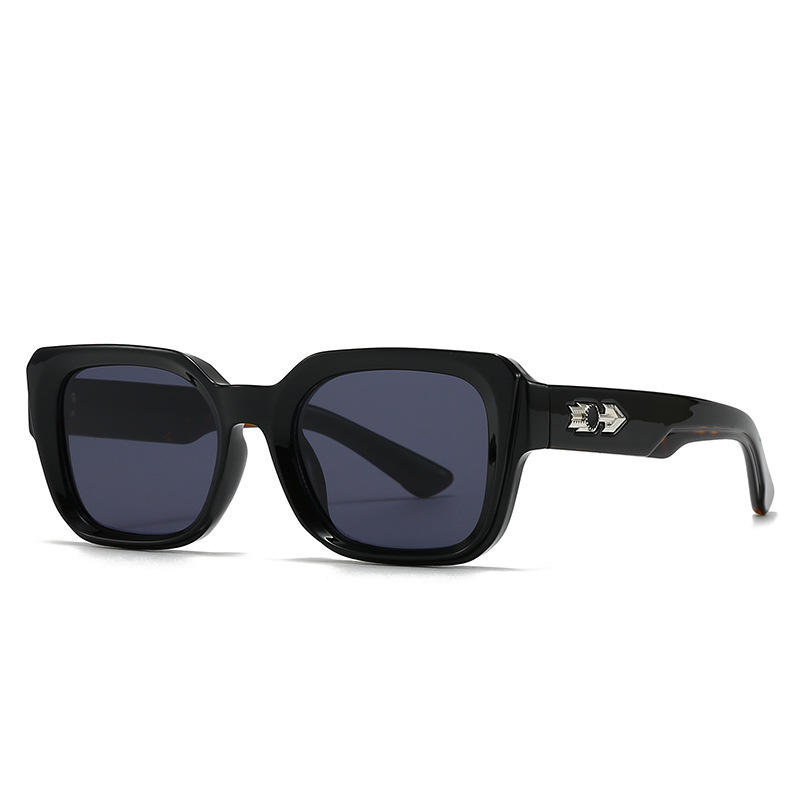 C6 pieds de fleur de haricot noir et gris