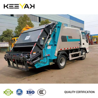 Promotion : Camion poubelle JAC 4x2 5m³ 6m³ 150HP, camion de nettoyage de poubelles léger, camion poubelle chinois