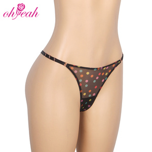 Sẵn sàng để tàu 3 màu sắc sexy Polka Dot in Phụ Nữ Trong Suốt chuỗi thong <span class=keywords><strong>knickers</strong></span> - Product Image 5