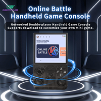 Console de jeu portable rétro GAMINJA avec écran IPS de 4 pouces, Linux open source, Wifi pour réseau mondial multijoueur