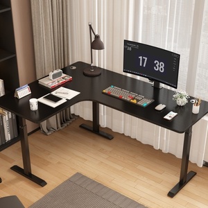 Scrivania Angolare Moderna a L con Sollevamento Elettrico, Doppio Motore, Mobile, per Casa, E-Sports, Ufficio, Computer, Regolabile in Altezza, Capacità di Carico 100kg - Product Image 2