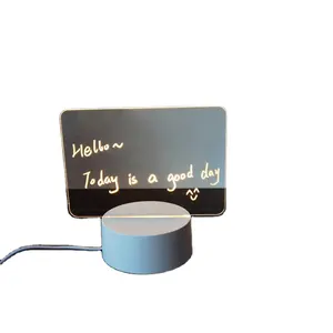 Veilleuse tableau d'écriture veilleuse atmosphère lampe de table message créatif acrylique tableau de notes