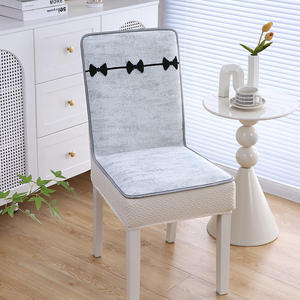 Áo phủ ghế cao cấp dày dặn, bọc kín, co giãn, may chần, chống trơn trượt, chất liệu pha trộn, chống bụi, trang trí đẹp mắt, dùng cho nhà ở, nhà hàng - Product Image 1