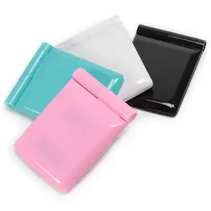 Novo Estilo Portátil Mini Maquiagem Cosmética Folding Stand Espelho Viagem Pocket Espelho Compact Make Up espelho