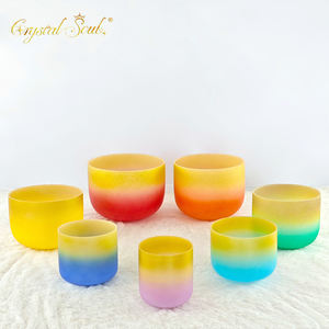 Crystal Soul Kit de terapia de sonido Baño de sonido Cuencos de Canto de cristal Paso perfecto Octava personalizada - Product Image 6