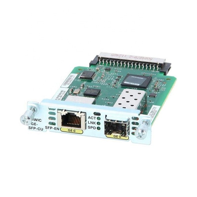 New In Box 1G SFP RJ45 Gigabit Wan Port Card Module EHWIC-1GE-SFP-CU