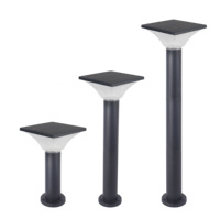 Panneaux solaires monocristallins en aluminium, longue durée de vie, lampadaires solaires LED avec batterie IP67 pour usage en jardin