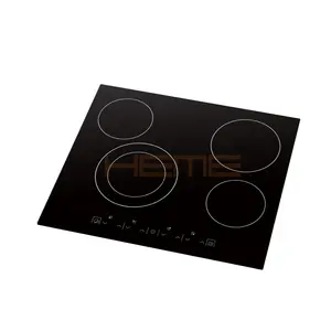 Professional Suppliers Built-in Glass Panel 4 Infrared Burner Touch Control Electric Ceramic Hobs
