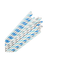Agitateurs en papier de marque JIAYAN de qualité supérieure, pailles courtes, écologiques, biodégradables, jetables, durables, 197 mm, lot en vrac, pour fêtes