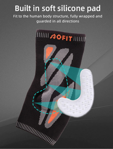 Soporte <span class=keywords><strong>de</strong></span> Tobillo Premium Tejido, Ajustable, Ligero, Compresivo, Antideslizante y Transpirable - Product Image 6