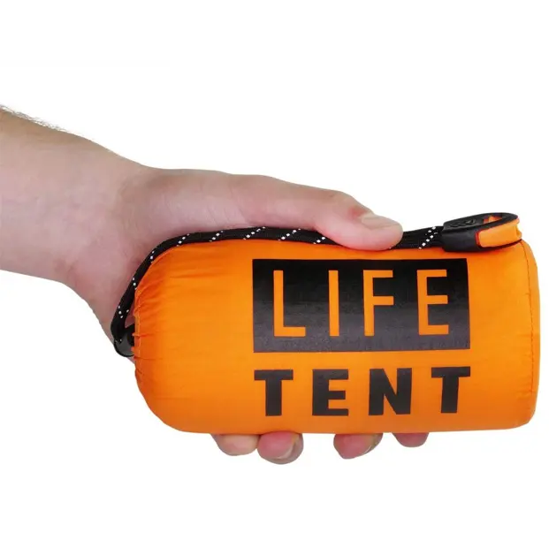Notfall-Überlebensunterstand Camping Outdoor leichter Bivyssack orange Überleben Schlafsack Mylar Thermale Bivy