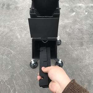 Poêle à granulés de <span class=keywords><strong>bois</strong></span> moderne, mobile, autoportant, pour cuisine extérieure, en acier noir mat, 80 % d'efficacité - Product Image 2