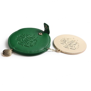 Creative Design Ladies Round Embossed Logo Mini Pendant Luxury Elegant Hand <b>Mirror</b> - Product Image 4