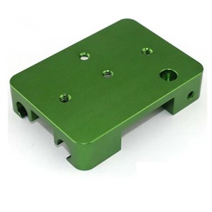 Placa Base de Aleación de Aluminio 6061/7075 Mecanizada por CNC Personalizada, Anodizado Verde, Fresado de Precisión, Piezas Mecánicas, Servicio OEM ODM - Product Image 2