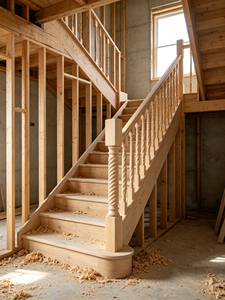 Barandillas de Madera para Escaleras, Pasamanos de Pared con Diseño Trenzado, Balaustradas Tradicionales para Escaleras - Product Image 6