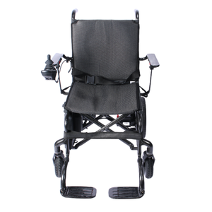 Portable léger fauteuil roulant électrique en Fiber de carbone pliant fauteuil roulant avion personnes âgées 6Ah batterie - Product Image 5