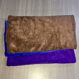 Toalla de microfibra para lavado de coches, 60x160cm, súper absorbente, sin pelusas, multiusos, para limpieza de automóviles, color azul, morado y café - Product Image 1