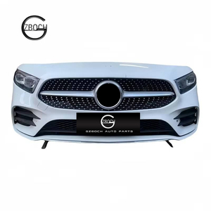 Sistema de Piezas de Carrocería para <span class=keywords><strong>Mercedes</strong></span>-Benz <span class=keywords><strong>Clase</strong></span> A <span class=keywords><strong>2020</strong></span>+ W177, Parachoques Delantero, Rejilla, Faros Delanteros, Radiador, Módulo Frontal Automotriz - Product Image 1