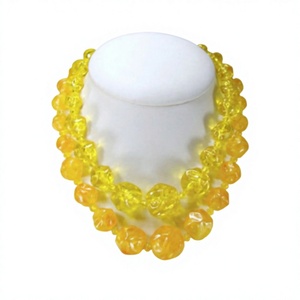 Collier Multicouche Perlé Rose et Vert de Haute Qualité pour Femme, Ensemble Coloré et Élégant Plaqué Or, Bijoux de Fête et de Mariage pour Femme - Product Image 5