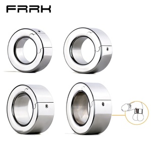 Anillo de Estiramiento Testicular de Metal Pesado, Anillo para Pene de Acero Inoxidable, Retrasa la Eyaculación, Anillo para Pene de Larga Duración, Juguete Sexual para Hombres - Product Image 1