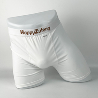 Sous-vêtements de sport pour homme, taille mi-haute, respirants, en coton extensible, bande élastique, confortables et élégants, caleçons et boxers taille mi-haute