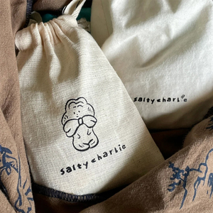 Sac à cordon personnalisé en coton et lin bio, beige, recyclable, pour le rangement de bijoux, pochette anti-poussière réutilisable pour la saison printanière - Product Image 3