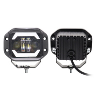 Barra de Luz LED de Trabajo de 5 Pulgadas, Montaje Empotrado, H4, Todoterreno, 4X4, Faro Delantero, Atv, Niva, Lada, JK, TJ, Coche, 12V, 24V, Luz Antiniebla LED para Conducción