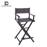 Chaise Haute Pliante Professionnelle de Maquillage en Tissu Oxford Haute Qualité avec Structure en Aluminium, Modèle Fauteuil de Réalisateur