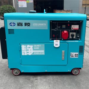 Groupe électrogène silencieux 5kW 8kW 10kW 12kW monophasé triphasé 50/60Hz portable avec roues JYDS6700ETS Générateur 50/60Hz - Product Image 2