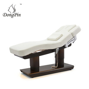 Moderne Elektrische Spa-Massageliege mit 4 Motoren und Heizfunktion aus Holz für Gesichtsbehandlungen im Salon, Hotel oder Wohnzimmer - Product Image 2