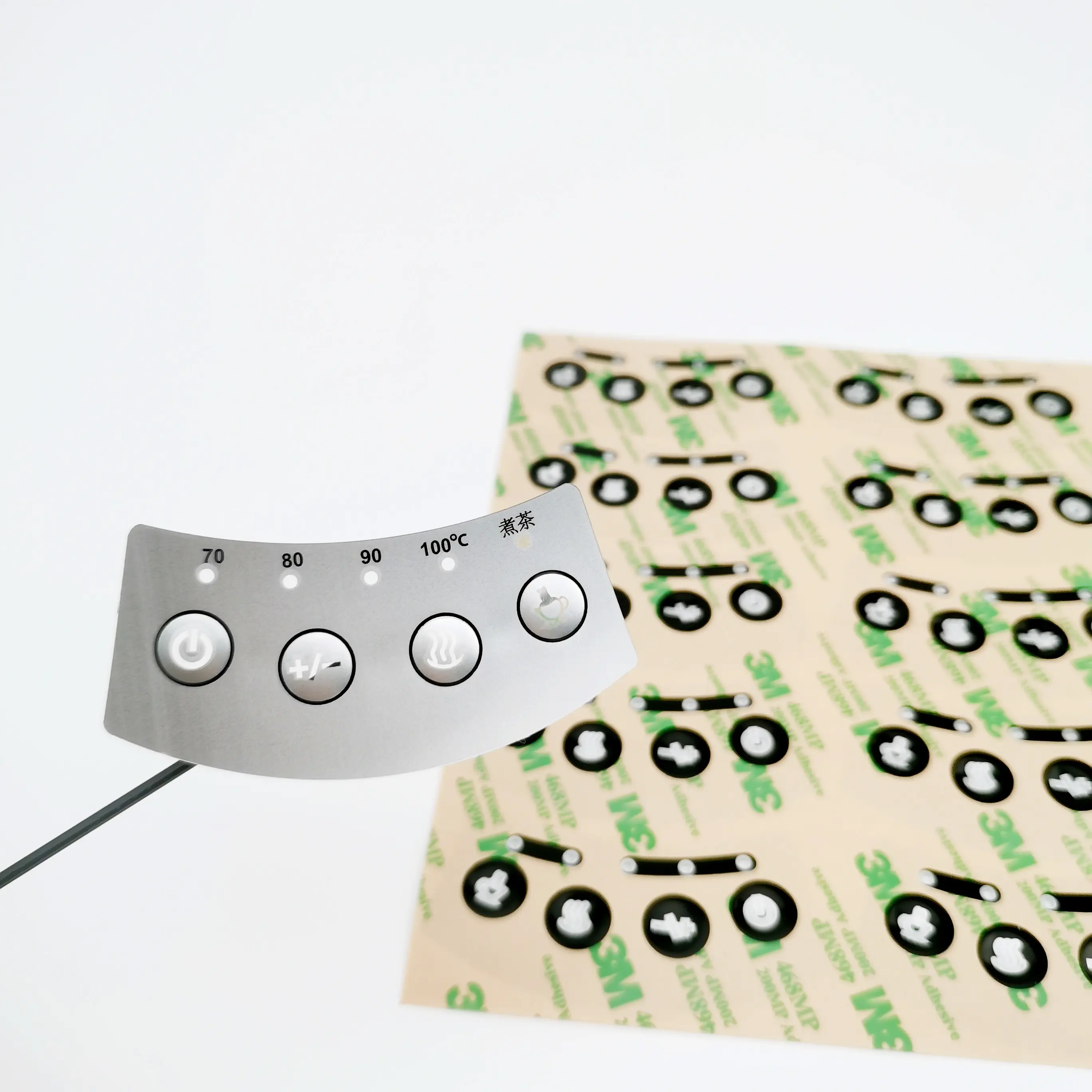 Indice di sicurezza in plastica resistente alle intemperie personalizzato UL pannello testurizzato all'ingrosso 3m sticker
