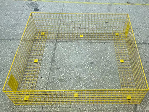 Dây lưu trữ tủ đông giỏ, trang trại dây kim loại giỏ Tủ đông lưu trữ tổ chức Thùng với xử lý cho nhà bếp - Product Image 4