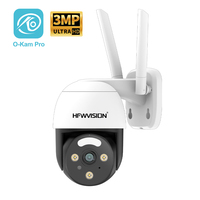 Kamera PTZ 3MP HD Penglihatan Malam Tahan Air Pelacakan Otomatis Deteksi Manusia O-Kam Pro Kamera Pengawas Wifi Luar Ruangan Daya Tipe-C