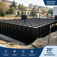 Réservoir d'eau de pluie enterré BDF 50 100 500 1000m³ – Collecte modulaire souterraine d'eau de pluie pour l'irrigation agricole
