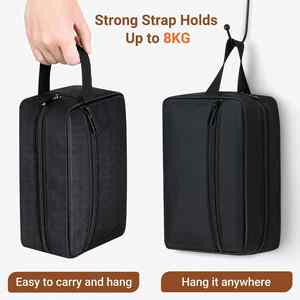 กระเป๋าใส่เครื่องสำอางแบบแขวนสำหรับเดินทาง OEM สำหรับผู้หญิงและผู้ชาย กระเป๋าจัดระเบียบเครื่องสำอางน้ำหนักเบา กระเป๋าเก็บอุปกรณ์โกนหนวด ของใช้จำเป็นสำหรับการเดินทาง - Product Image 1