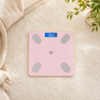 Balance connectée intelligente avec logo personnalisé, capacité 180 kg, balance de salle de bain numérique, synchronisation via application Bluetooth, précision 50 g, OEM