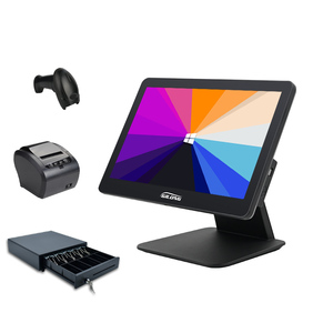 Tích hợp tiền mặt hộp MSR Máy quét Máy in nhiệt gilong làm cho bộ vi xử lý <span class=keywords><strong>Core</strong></span> <span class=keywords><strong>i5</strong></span> <span class=keywords><strong>Core</strong></span> i3 4GB RAM 64GB SSD cảm ứng màn hình POS - Product Image 1