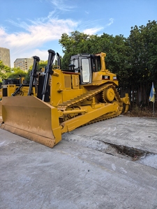 รถดันดิน CAT D8R มือสอง/รถบูลโดเซอร์ตีนตะขาบมือสอง รุ่นปี 2023 น้ำหนัก 37000 กก. ความสามารถในการดันดิน 5.89 ม. เครื่องจักรคุณภาพสูง ลดราคา - Product Image 4