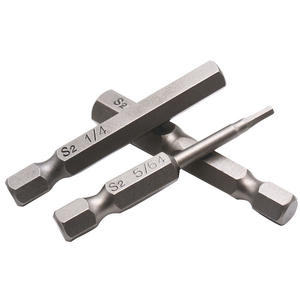Juego de brocas de destornillador de aleación de acero sólido S2, 10 unidades, 5/64-5/16, 50mm de largo, cabeza hexagonal magnética, llave Allen - Product Image 6